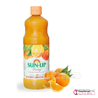Sun Up Cam 750ml, Chai 750ml, thùng 6