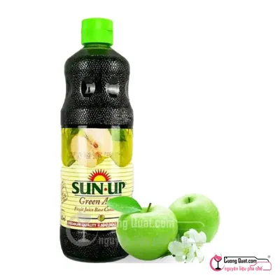 Sun Up Táo Xanh 750ml, Chai 750ml, thùng 6