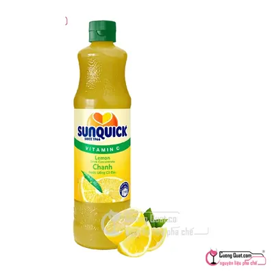 Sunquick Chanh 700ml, Chai 700ml, thùng 6