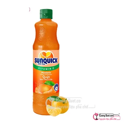 Sunquick Quýt 700ml, Chai 700ml, thùng 6