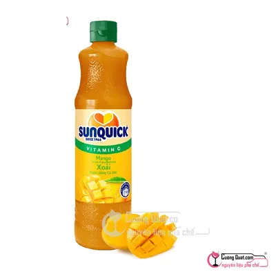 Sunquick Xoài 700ml, Chai 700ml, thùng 6