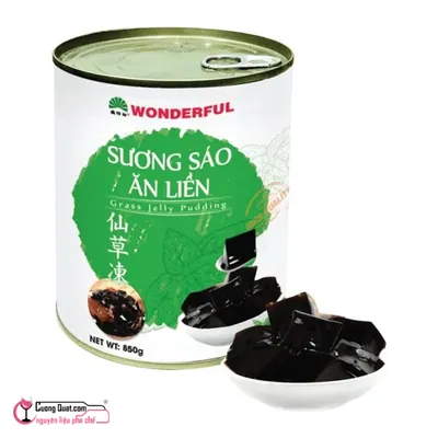 Sương Sáo Ăn Liền Wonderful 850g, Hộp 850g, thùng 12
