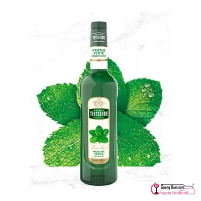 Teisseire Siro Bạc Hà Xanh 700ml, Chai 700ml, thùng 6
