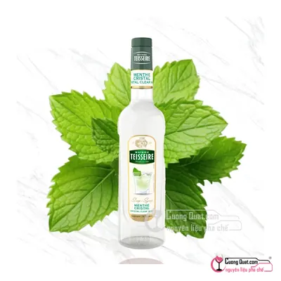 Teisseire Siro Crystal Clear Mint 700ml, Chai 700ml, thùng6