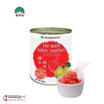 Tép Bưởi Ngâm Wonderful 850g, Hộp 850g, thùng 12