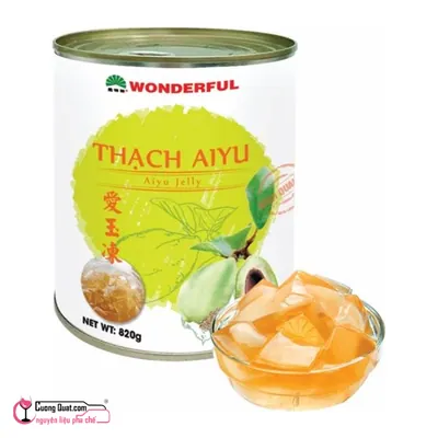 Thạch Aiyu Wonderful 820g, Hộp 820g, thùng 12