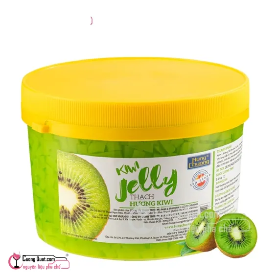 Thạch Hùng Chương Kiwi 2.2kg, Hủ 2.2kg, thùng 6