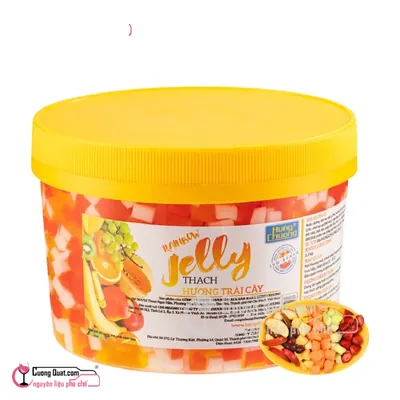 Thạch Hùng Chương Trái Cây 2.2kg, Hủ 2.2kg, thùng 6