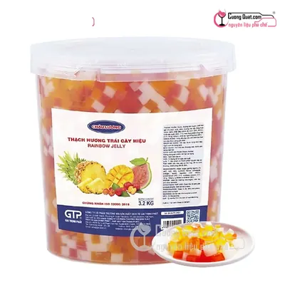 Thạch Trái Cây Châu Lương 3.2kg, Hủ 3.2kg, thùng 4