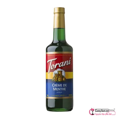 Torani Siro Bạc Hà Xanh 750ml, Chai 750ml, thùng 12