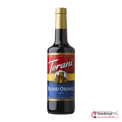Torani Siro Cam Đỏ 750ml, Chai 750ml, thùng 12