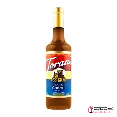 Torani Siro Caramel 750ml, Chai 750ml, thùng 12