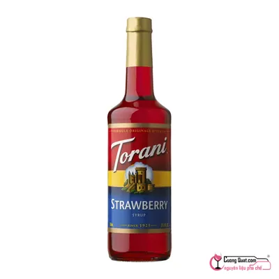 Torani Siro Dâu 750ml, Chai 750ml, thùng 12