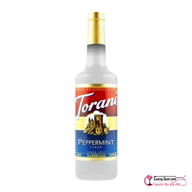 Torani Siro Peppermint 750ml, Chai 750ml, thùng 12