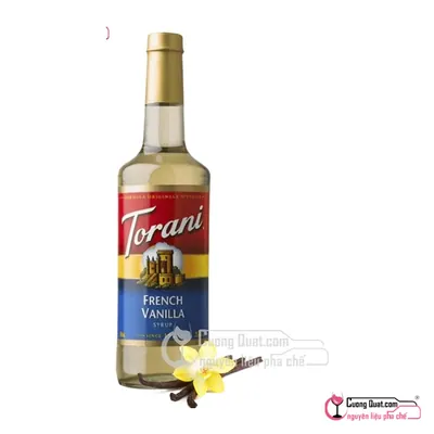 Torani Siro Vanilla Pháp 750ml, Chai 750ml, thùng 12