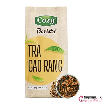 Trà Barista Gạo Rang Cozy 500g, Gói 500g, thùng 20