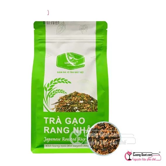 Trà Gạo Rang Nhật Lộc Phát 500g, Gói 500g, thùng 24