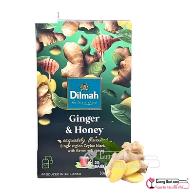 Trà Gừng Mật Ong Dilmah 30g, Hộp 30g, thùng 12
