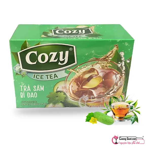 Trà Hòa Tan Cozy Sâm Bí Đao 240g, Hộp 240g, thùng 30