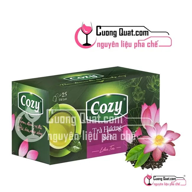 Trà Túi Lọc Cozy Sen 50g, Hộp 50g, thùng 36