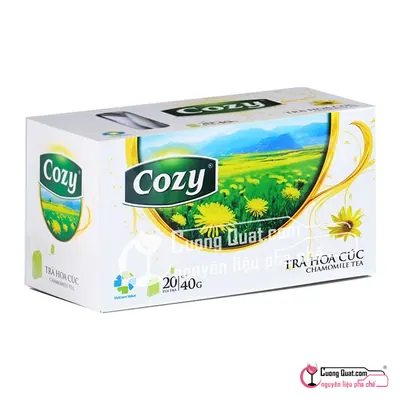 Trà Túi Lọc Hoa Cúc Cozy 40g, Hộp 40g, thùng 36