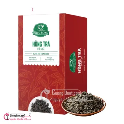 Trà Túi Lọc Hồng Trà Phúc Long 50g, Hộp 50g, thùng 20