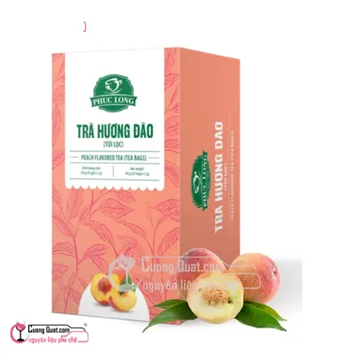Trà Túi Lọc Phúc Long Đào 50g, Hộp 50g, thùng 20
