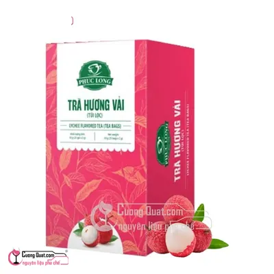 Trà Túi Lọc Phúc Long Vải 50g, Hộp 50g, thùng 20