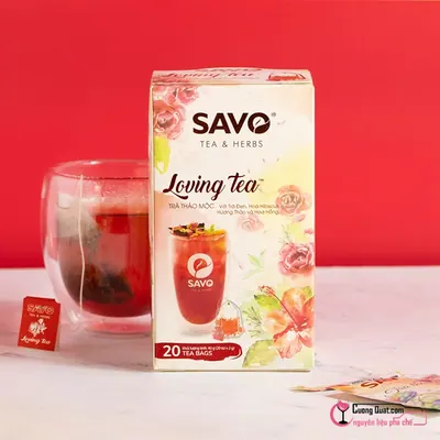 Trà Túi Lọc Thảo Mộc Savo Loving Tea 50g, Hộp 50g, thùng 24