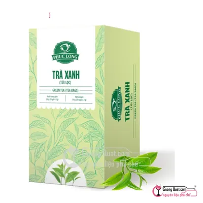 Trà Túi Lọc Trà Xanh Phúc Long 50g, Hộp 50g, thùng 20