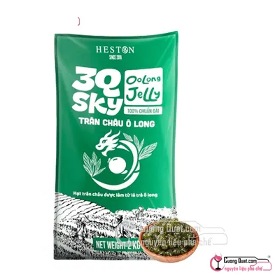 Trân Châu 3Q Ô Long Sky 2kg, Gói 2kg, thùng 6