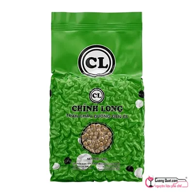 Trân Châu Đường Đen Chính Long 3kg, Gói 3kg, thùng 6
