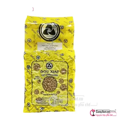 Trân Châu Đường Đen Douxian Size 1.0 1kg, Gói 1kg, thùng 18