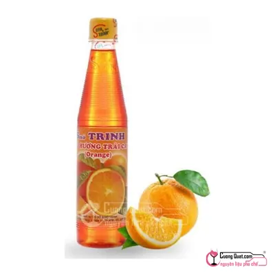 Trinh Siro Cam 600ml, Chai 600ml, thùng 20