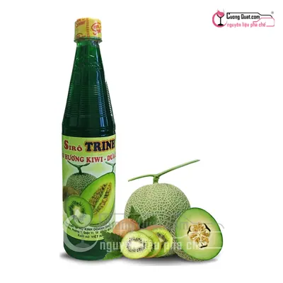 Trinh Siro Dưa Lưới Kiwi 600ml, Chai 600ml, thùng 20