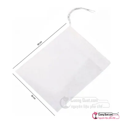 Túi Lọc Trà Dây Rút 20x30, Cái