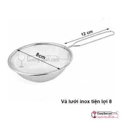 Vợt Lưới Inox Tiện Lợi Loại Nhỏ Số 8, Cái