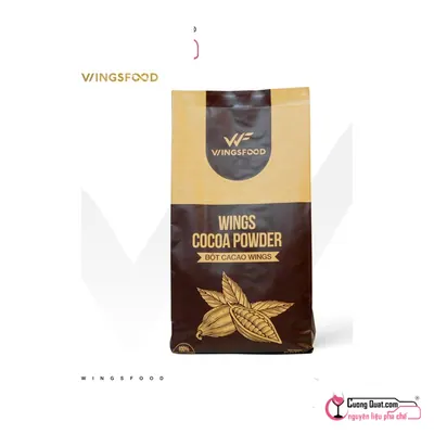 Wings Bột Cacao 500g, Gói 500g, thùng 20