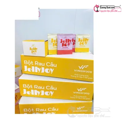 Wings Jelly Joy Bột Rau Câu Dẻo 132g, Hộp 132g, thùng 10
