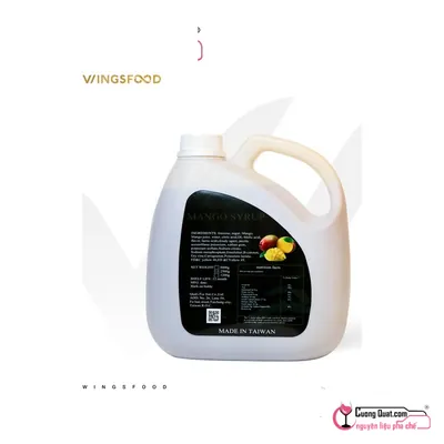 Wings Siro Xoài 2.5kg, Can 2.5kg, thùng 6