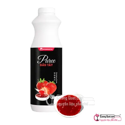 Wonderful Mứt Puree Dâu 1.3kg, Chai 1.3kg, thùng 6