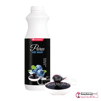 Wonderful Mứt Puree Việt Quất 1.3kg, Chai 1.3kg, thùng 6