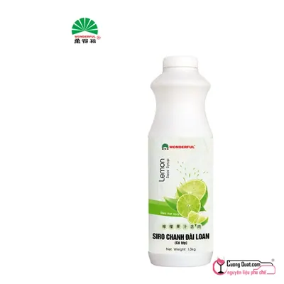 Wonderful Siro Chanh 1.3kg, Chai 1.3kg, thùng 6